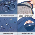 7PC Clothes Bag Set Packing Square Multifunctional Navy Blue. 