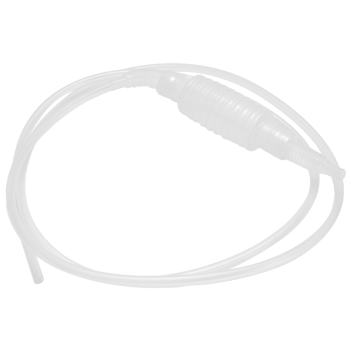 2 Meter Syphon Tube Hand Fuel Pump Gasoline Siphon Hose Gas Oil Water Fuel Transfer Siphon Pump for Water Gasoline Liquid Home Brew Wine Beer Hose Pipe