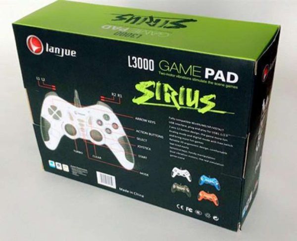 L3000 Sirius Usb Joystick Gamepad Controller For Pc And Laptop
