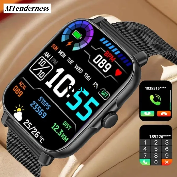 DISICHEN%20MTenderness%20Watch%20Men's%20Smart%20Sport%20Inch%201.83hombrereloj%20Rotation%202024%20New%20Smarthwhatch%20Button%20Bluetooth%20HD%20Display%20Watch%20Women's%20Sport%20Luxury%20-%20Image%202