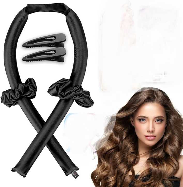 Different Color Silk Heatless Hair Curler Set