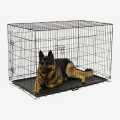 Foldable 3ft Bold Wire Pet Dog Cage For Dogs Cats 93cm By HAMROPETS. 