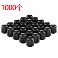 1000 Pcs Black Bicycle Tire Valve Cap Professional Plastic Caps Protection Leakproof Valve for Bike Motor Car. 