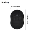 Sutuiying 3Pcs Small Round Hair Brush Pocket Comb Hair Men Beard New Mustache Palm Travel Scalp Massager Portable. 