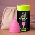 Pee Safe Reusable Menstrual Cup for Women – Medical Grade Silicone Period Cup (Medium). 