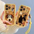 lthmy for Realme C53 / C51 phone cover shockproof rubber soft casing new design cute case with lanyard. 