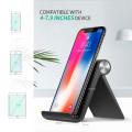 Multi Angle Mobile Stand. Phone Holder for iPhone, Android, Samsung, One Plus, Xiaomi. Portable, Foldable Cell Phone Stand. Perfect for Bed, Office, Home. Colour May Vary. 