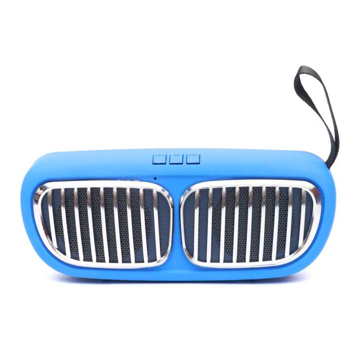 Blue Color Portable Wireless Bluetooth Speaker Pendrive Support/Micro Sd Card Slot With Built-In Microphone & Fm Radio
