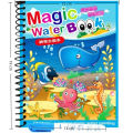New Children Magic Book Reusable DIY Water Drawing Books Animal Coloring Books Education and Learning. 