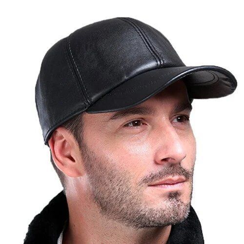 Unisex Pu Leather Baseball Cap Men Women Adjustable Snapback Outdoor Sport Hats Caps