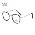 New Korean Retro Style Metal Golden Black Round Eye Glasses for Men/Women. Best Glasses for Girls/Boys. Top Trending Best Eyewear Glasses.. 