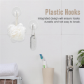 12 Pcs Plastic Hooks Self Adhesive, Sticky Hooks Removable Wall Hooks,Stick on Hooks for Hanging Coat Cloth Towel. 