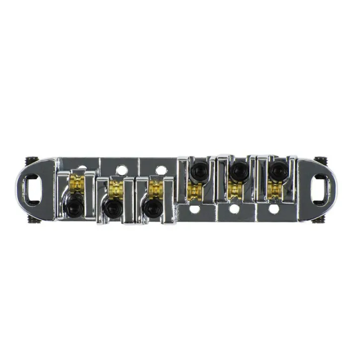 fasdaga%205X%20Chrome%20Metal%20Plated%20Roller%20Saddle%20Tune-O-%20Bridge%20for%20Style%20Electric%20Guitar%20Replacement%20-%20Image%206