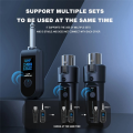 (GGBR)-UHF XLR Adapter System Wireless Microphone Transmitter Receiver for Dynamic Microphone Audio Mixer PA System. 