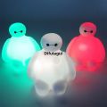 Difutagui Emergency Light Silicone Light Baymax Creative LED [802e9a44] Cute Special Color Changing Cartoon Light Children's Toy Light Soft Mini. 