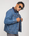 LOGO Men's Denim Jacket. 