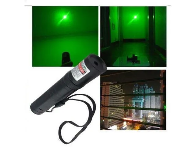 High Powered Green Laser Pointer Rechargeable Adjustable Beam Green ...