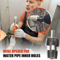 Nullmul 4/6 Points+6 Cents /1 Inch PPR Water Pipe Internal Thread Opener Tapered Pipe Thread Tap Water Pipe Thread Opener Tools. 