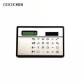 DISICHEN Luxury 1Pcs Mini Calculator Ultra-thin Credit Card Size 8-digit Portable Solar Pocket Calculator Office and School Supplies. 