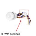 PIR Infrared Motion Sensor Switch 110/220V Auto on Off Light Switch PIR Sensor Detector Light Switch Led Sensitive Night Lamp. 