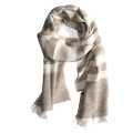 White/Grey Mix Pashmina Muffler/Scarf For Women. 