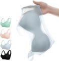 1 Piece Summer Ice Silk Ultra-Thin Seamless Bra Vest for Women – Large Size Wireless Back Shaping Bra, Anti-Sagging Support for Big Bust, Lightweight Cooling Lingerie for Everyday Comfort By 99 Stores - Bra For Girls. 