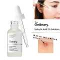 The Ordinary Salicylic Acid 2% Solution Serum (30ml). 