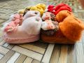 COZYKIDS - Baby Winter Slipper Socks Pre Walker Shoes With Anti Slip Grips. 