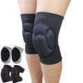 2PCS Thickened Sports Anti-Collision Sponge Knee Pads Elastic Knee Pads Support Fitness Equipment Basketball Volleyball Knee Pads Anti-slip Knee Pads. 