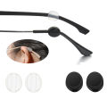 Invisible Round Ear Hook Eyeglasses Silicone Mini Glasses Anti Slip Grip Temple Tip Holder Spectacle Eyewear Accessories. 