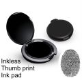 Inkless Thumb print ink pad for Notary Supplies, Identification Security ID Fingerprint Cards Law Enforcement, School, Police and Crafts (Black Colour). 