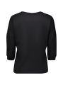 PIAZZAITALIA Nero Black Lace Sweatshirt For Women - 25072. 
