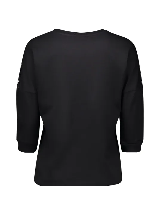 PIAZZAITALIA%20Nero%20Black%20Lace%20Sweatshirt%20For%20Women%20-%2025072%20-%20Image%202