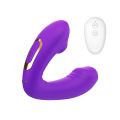 Tongue Licking Clitoral G-spot Vibrator 10 Powerful Vibrations Wireless Remote Control Vibrator Adult sex Toy For Women. 