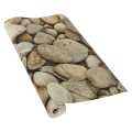Multi Stone Printed PVC Wallpaper :10m. 