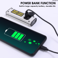 WeihonghunfeiSSD 1Pcs Power Mobile High Power Light Work Flashlight COB Mini Hot Selling Multifunctional Portable Rechargeable Strong Magnet LED Flashlight Strip Fashion. 