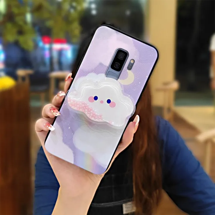 cute%20Soft%20Case%20Phone%20Case%20For%20Samsung%20Galaxy%20S9%20Plus/S9+/SM-G9650%20TPU%20Glitter%20Dirt-resistant%20Rotatable%20stand%20Durable%20-%20Image%2010