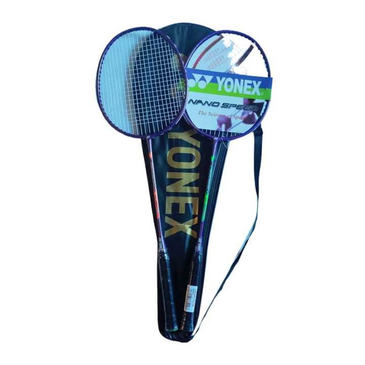 2 In 1 Badminton Racket With Bag | Yonex Badminton Racket - 2 Pcs | Badminton Racket For Beginners | For Indoor/Outdoor Use