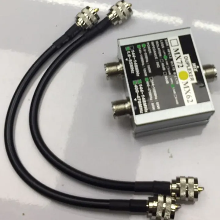 Echwave MX62 HAM - Combinatore lineare per antenna Transit Station Duplexer con frequenza (HF/VHF/UHF