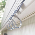9Pcs S-Shape Camping Awning Hooks Clips Racks Tool RV Tent Hangers for RVs Caravan. 