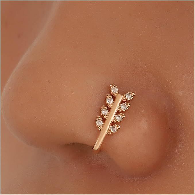 Crystal%20Leaf%20Nose%20Ring%20Gold%20Cz%20Leaf%20Nose%20Cuff%20Olive%20Leaf%20Cz%20Septum%20Nose%20Rings%20U%20Shaped%20Clip%20On%20Nose%20Stud%20Rhinestone%20Leaf%20Hoop%20Nose%20Piercing%20Jewelry%20for%20Women%201Pcs%20-%20Image%202