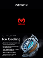MEMO CX07 Magnetic Cooler Fan 15W Instant Heat Dissipation Phone Cooler Semiconductor Heatsink Compatible with Mobile and Tab Cooling Fan for Gaming. 