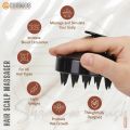Silicone Scalp Massager Brush For Blood Circulation & Natural Hair Growth. 