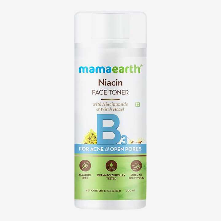 MAMAEARTH Niacin Face Toner for Acne & Open Pores suits All Skin Types - 200 ml