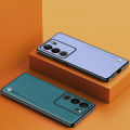 Vantime Case for vivo V29 5G Luxury PU Leather Soft Rubber Frame Shockproof Phone Back Cover. 