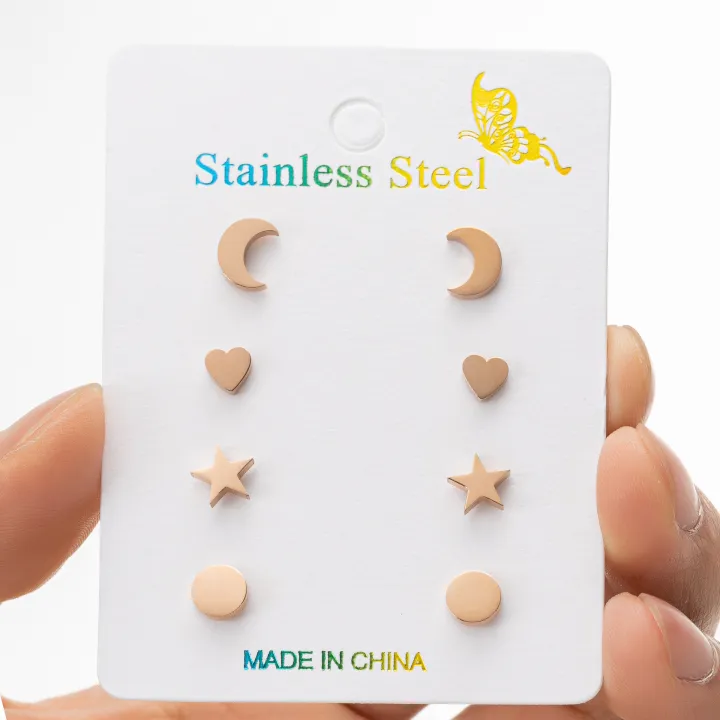 %E3%80%90Exclusive%20Offer%E3%80%91Black%20Series%20Stainless%20Steel%20Geometric%20Mini%20Small%20Earrings%20Ins%20Men's%20and%20Women's%20All-match%20Love%20Heart%20Round%20Combination%20suit%20-%20Image%206