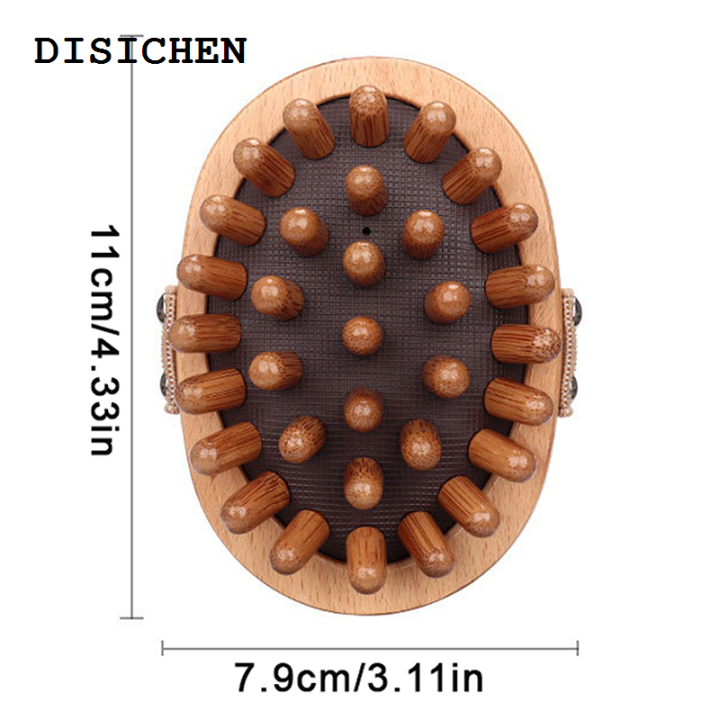 DISICHEN Fashion 1pc Wood Air Cushion Body Meridian Massage Health Care Comb Brush Hairbrush Comb Scalp Hair Care Healthy Bamboo Comb