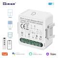 GIRIER Tuya Smart WiFi RF433 Curtain Switch Module for Roller Shutter Blind Motor Supports Timer Function Alexa Alice Hey Google. 