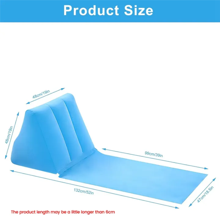 Inflatable%20Beach%20Cushion%20Lounge%20Chair,Leisure%20Beach%20Chair,%20Blue%20-%20Image%202