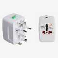 Universal Travel AC Adaptor / All in One International Plug With AU US EU Converter Plug. 